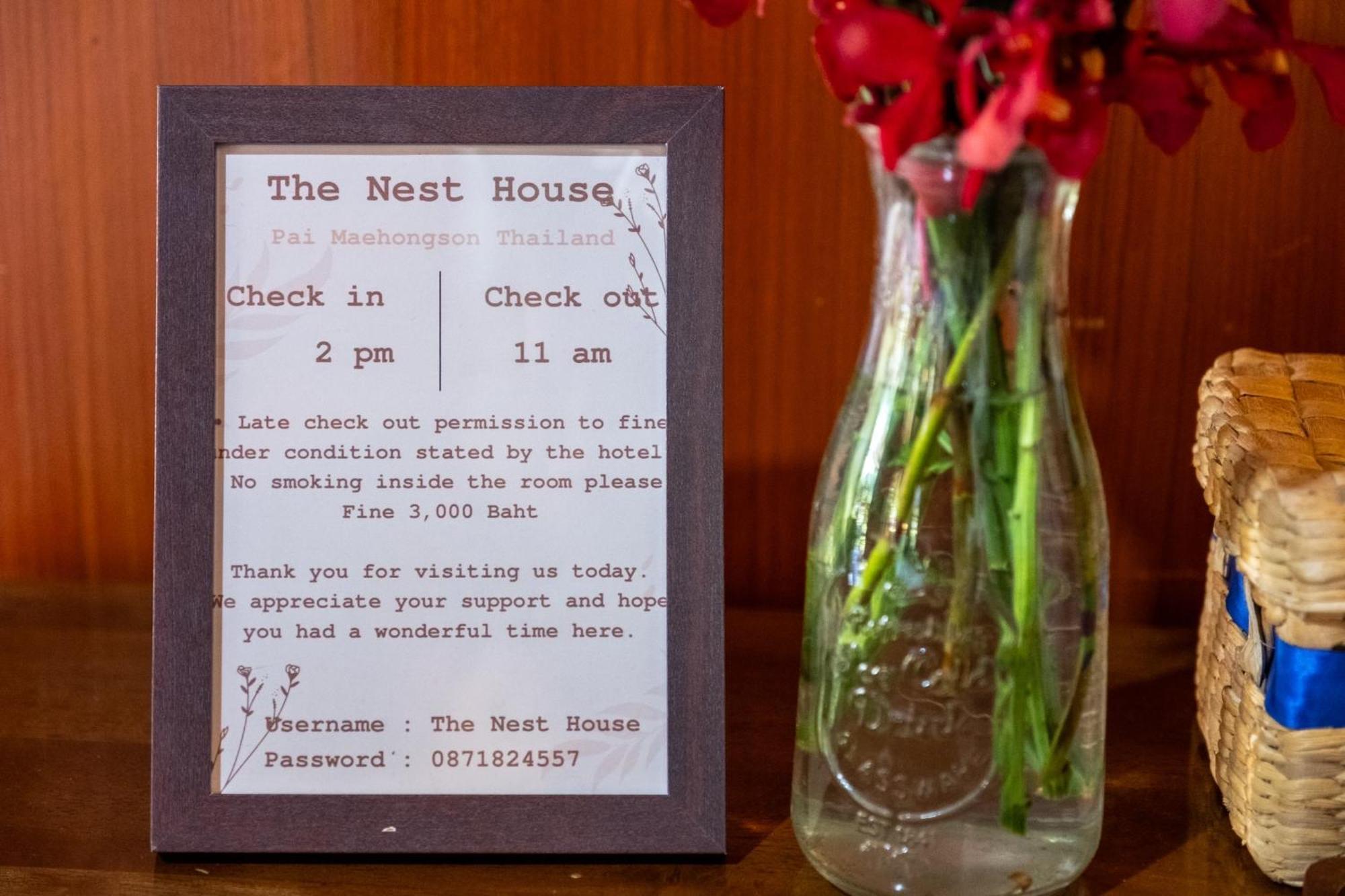 Hotel The Nest House Pai Exteriér fotografie